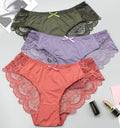 Fashion Design Breathable Women Lace Panty 4XL Plus Size Panties Customize Ladies Underwear Panties