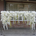 Customized White Hanging Background Flower for Wedding Event Decor