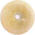 Wholesale Elegant 13inch Cheap Colored Gold Glass Wedding Dinner Plates