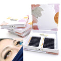 2025 Most Popular Lashes 0.20 0.15 Flat Lash Extension Customized Paper Box Eyelash Extension Flat