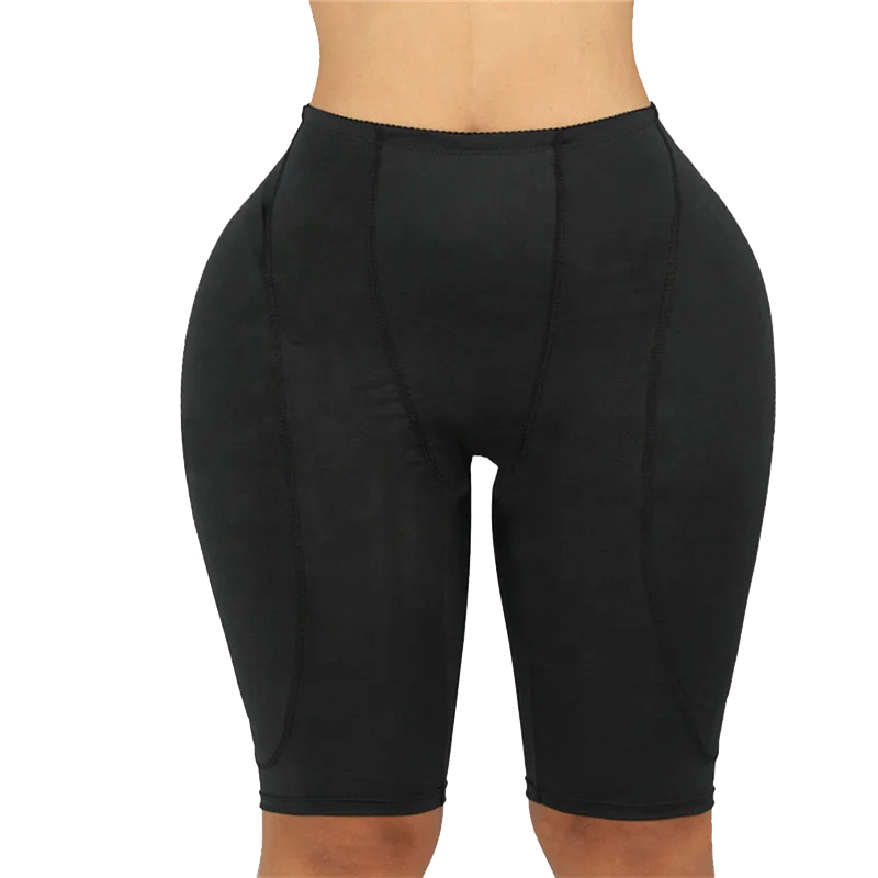Padded Crotch Sponge Pad Thickened Shapers Butt Lift Panty Girdle Seamless
