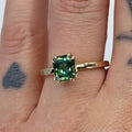 Laodun Hot Selling Fashion Women S925 Ring CZ Sterling Silver Minimalist Elegant Band Customize Diamond Rings Vermeil