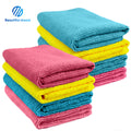 Custom Printed Microfiber Cleaning Cloth Rolls Non-Stick Mini Mop for Kitchen Floor Window Cleaning Box in Bulk
