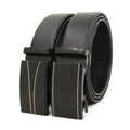 LQbelt New Men's Automatic Buckle Belt Male Fashion Business Black PU Leather Belts for Men Wholesale Factory