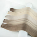 LeShine 20g Remy New Hand Tied Weft Hair Extension Rooted Double Drawn Hand Tied Wefts Genius Weft Hair Extension