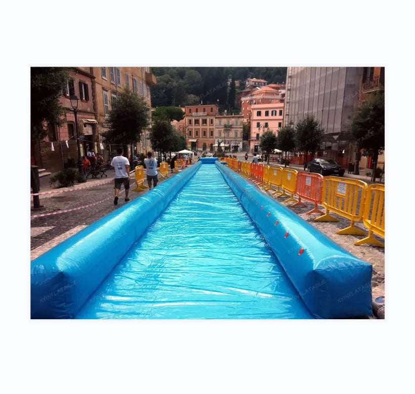 100m Long slip and Slide Inflatable City of Water Slide for Adult