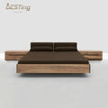 Modern Designs Home Furniture Queen Size Loft Suspended Wooden Box Double Bed