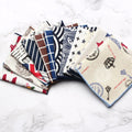 24*24cm Jacquard Square Polyester Handkerchiefs for Men's Suits Custom Designed Pocket Squares With Various Patterns
