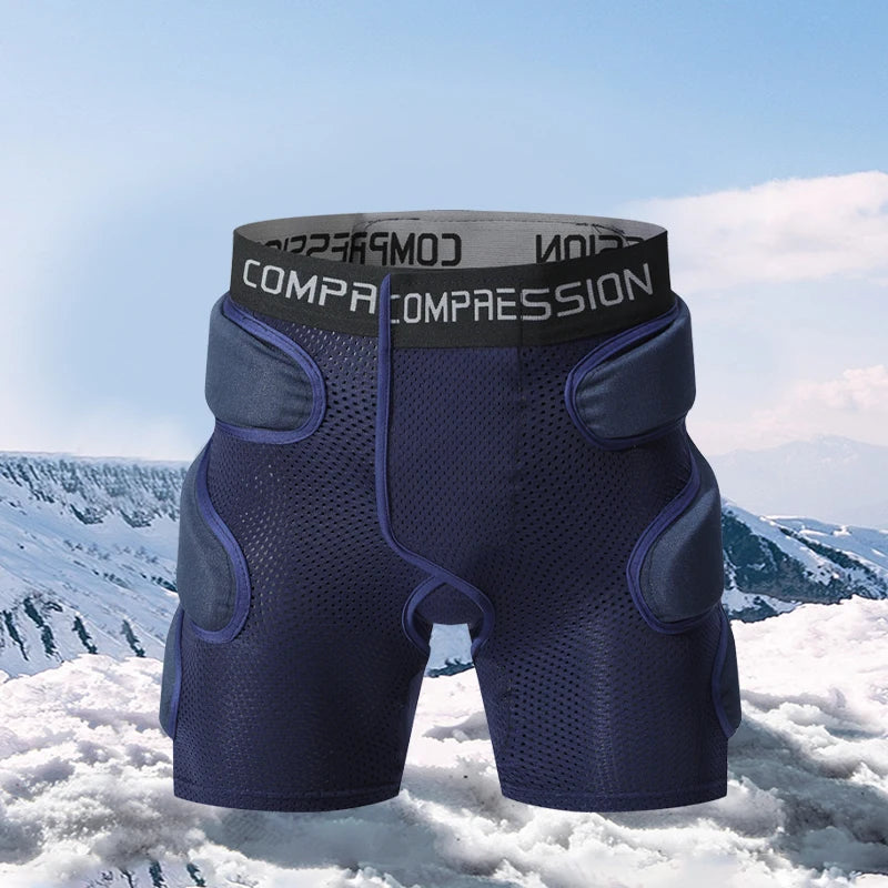 24 New Model Snowboard Shorts Protective Gear Hip Butt Pad Sports Pants Skateboard Ski Protective Padded Shorts