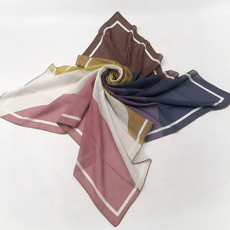 New Scarfs Muslim Girls New Cotton Hijab Designs 2022 Premium Voile square Tudung Scarves