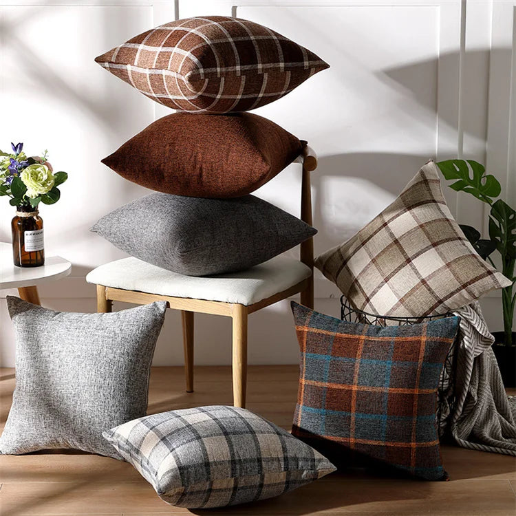 Hot Sale Modern and Simple Printed Pillow Cover Office Living Room Cushion Cover