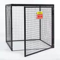 Hot Sale Stackable Foldable Steel Gas Cylinder Cage Wire Trellis Fence 3D Modeling for Propane Generator-Eco-Friendly Security