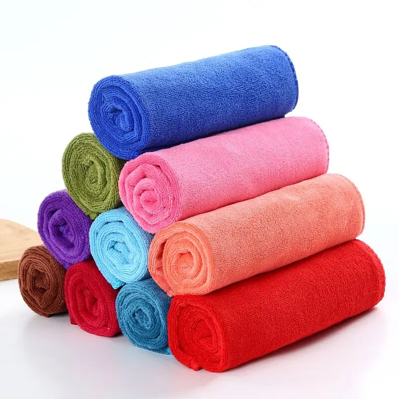 Microfiber 80%polyester 20% Polyamide Soft Absorbent Custom Napkin Dish Tea Towel Solid Color Bamboo Kitchen Towel Roll