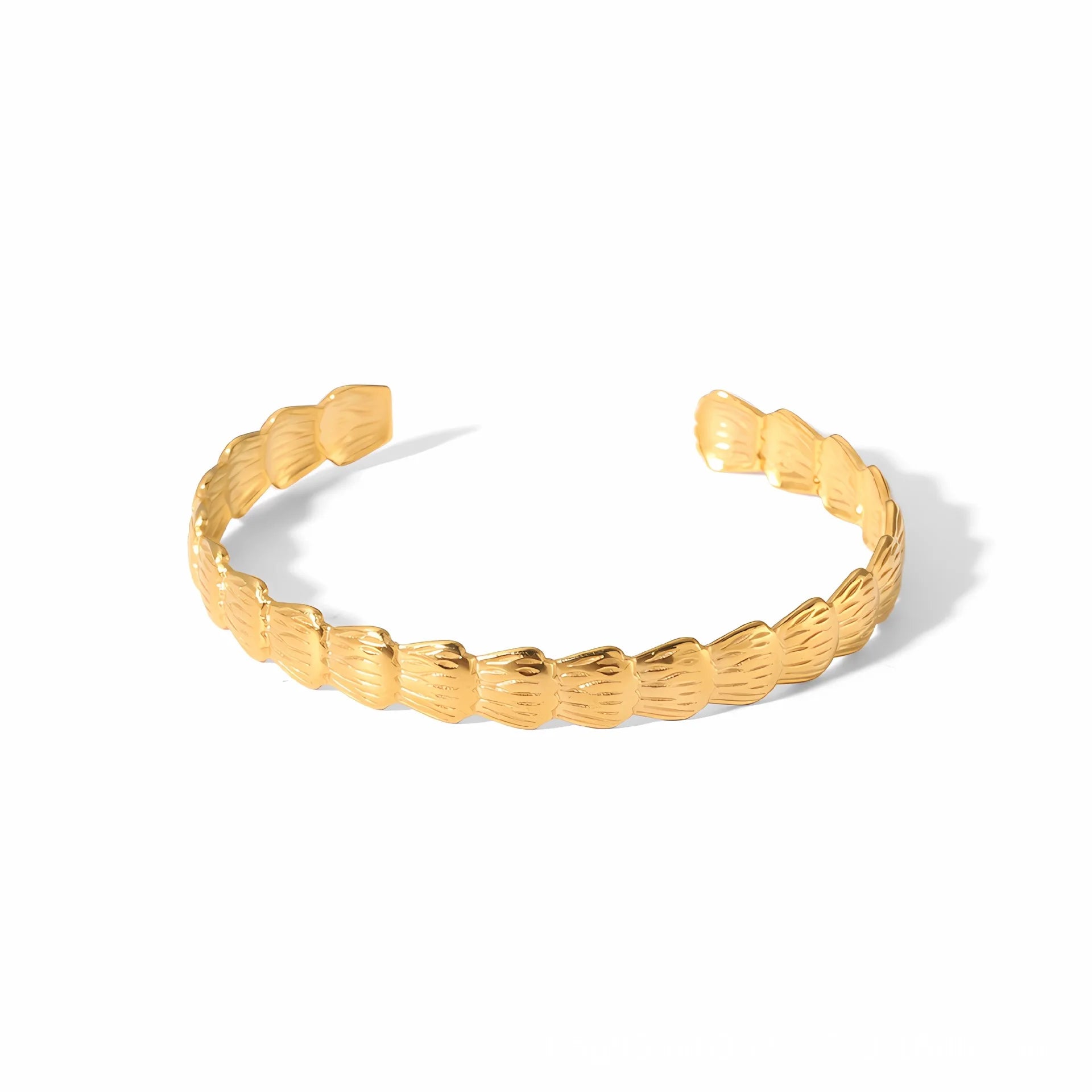 Trendy Fashion Titanium Steel Bracelet Stainless Steel Open Ring Premium Sense Jewelry Set