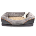 Custom Comfortable Waterproof Plush Dog Bed Luxury Pet Dogs Cat Bed Soft Washable Cat Bed Removable Pet Cushion
