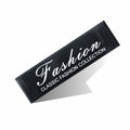 Custom Woven Satin Washable Embroidered Garment Tags for Shoes and Bags Folded Tag Clothing Labels