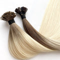 2026 Haiyi Wholesale Double Drawn Italian Keratin Prebonded Nano Ring Human Hair Extensions
