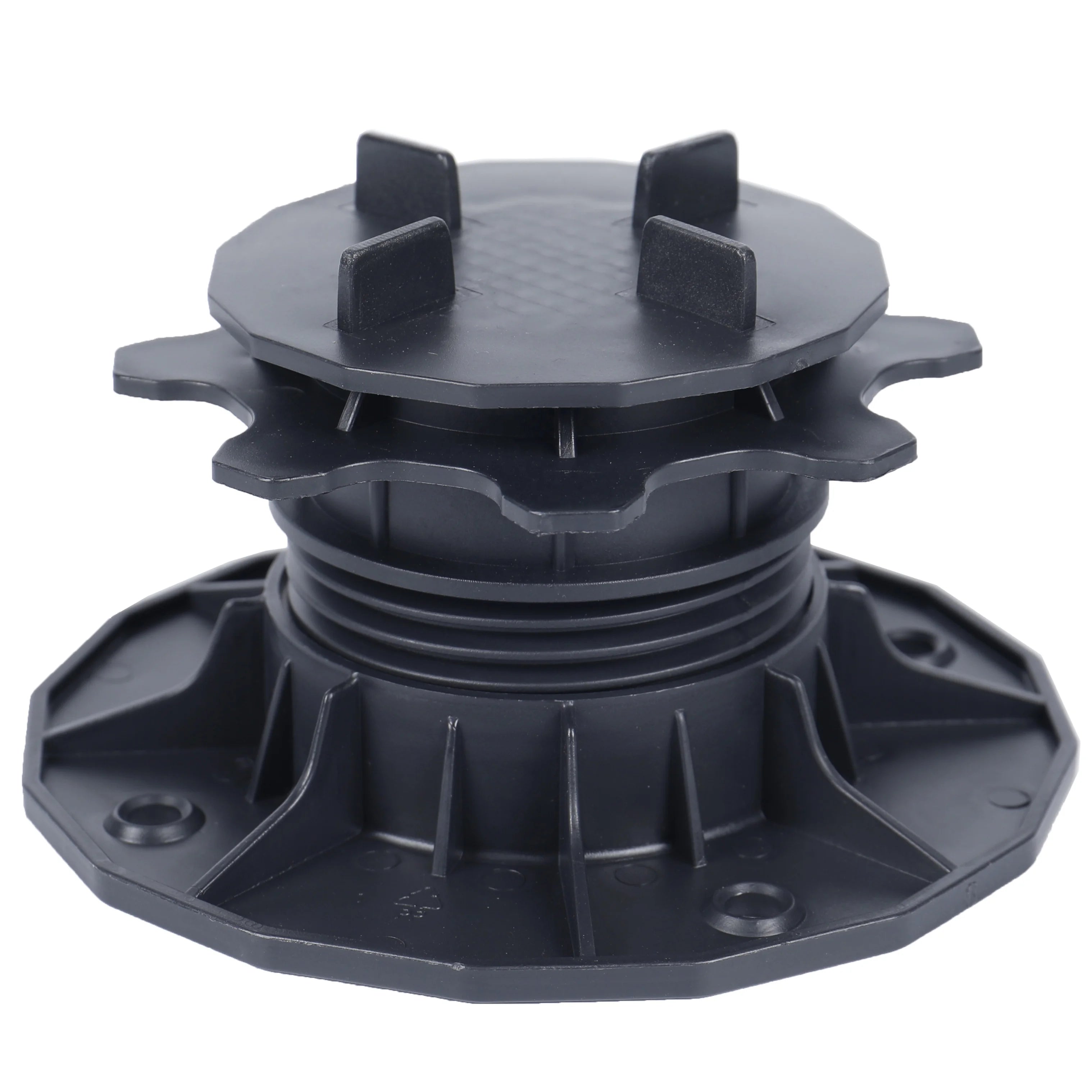 Huzhou Xinfeng Recycled Material Plastic Pedestal System Outdoor Tiles Support Pedestal XF-T203C 66-100 mm