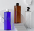Guangdong Guangzhou 500ml Plastic Cosmetic Flat Shoulder Empty Bottle Packaging for Face Serums Skincare Products