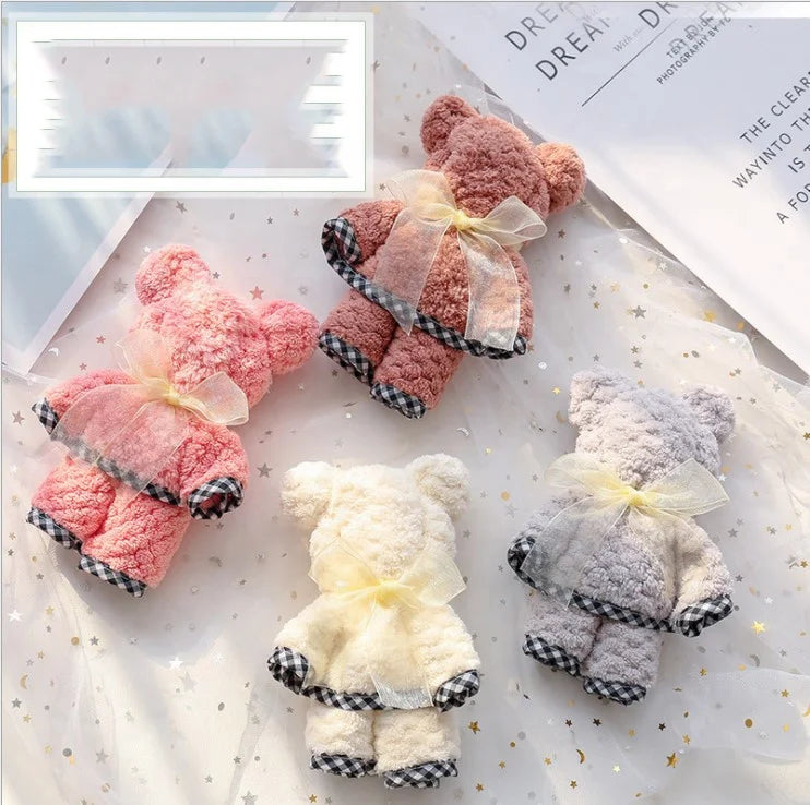 Towel Bear with Souvenir Bear Shape Creative Gift Women Day Children Event Gift Wedding Return Gift Wedding