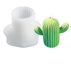 3D Cactus Silicone Soap Mold DIY Craft Wax Resin Plaster Flower Candle Mold for Aromatherapy Gypsum Cactus Candle Mold