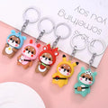 New Firewood Dog Key Chain Cartoon Doll Pendant Cute Satchel Bear Pendant Car Bag Small Gift Doll