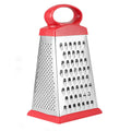 Top Selling Machine Manual Kitchen Accessory Stainless Steel 4 Sided Cheese Grater  with Plastic Handle