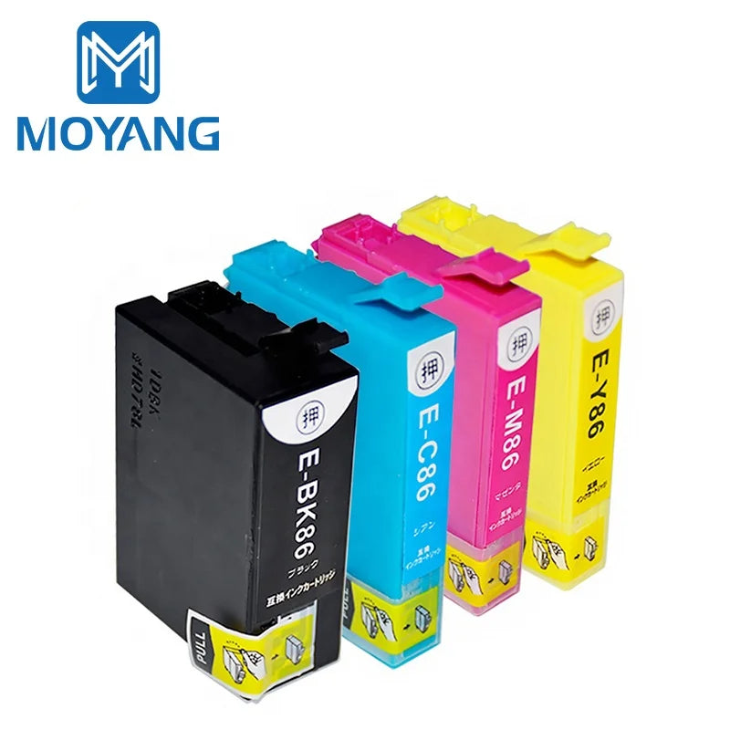 MoYang Compatible for EPSON IC86 Ink Cartridge PX-M680F Printer Cartridges ICBK86 ICC86 ICM86 ICY86 PX-680