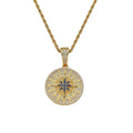 CN354  Brass Setting CZ  Pendants Hip Hop Necklace Iced Out Jewelry