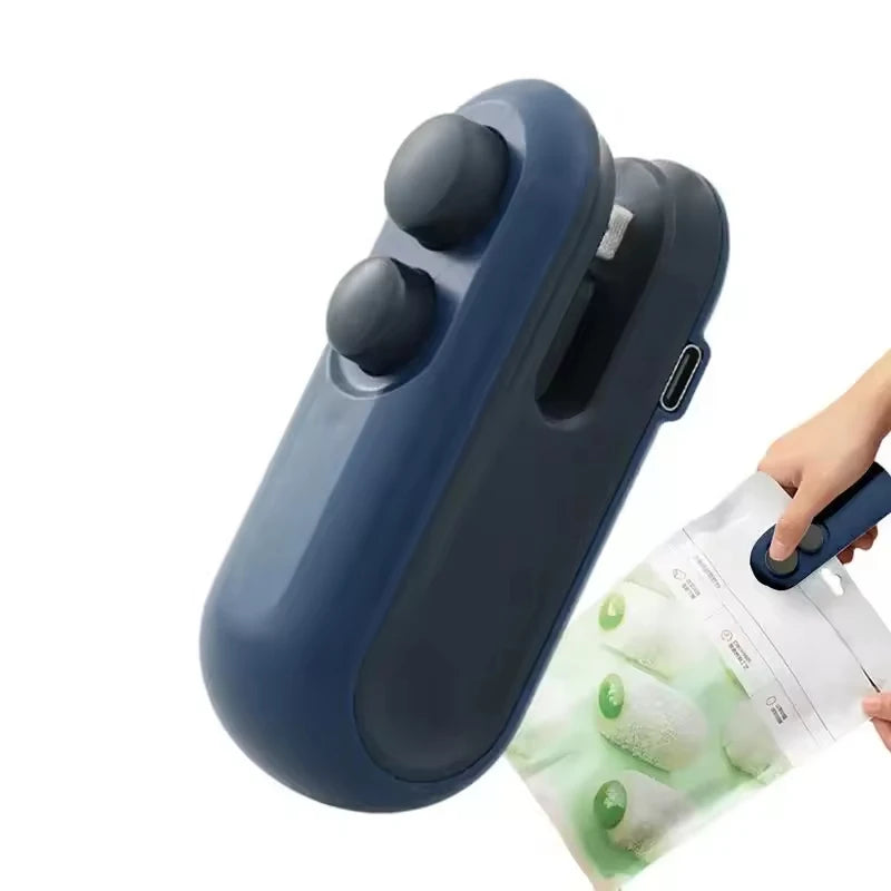 USB Mini Sealing Machine Plastic Packaging Bag Vacuum Sealer Fast Heating Portable Snack Bags Thermal Sealer for Food Fresh