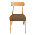 Fleece Spandex Stretch Dining Chair Seat Cover for Living Room