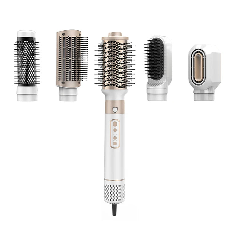Professional 5 in 1 Hair Dryer & Volumizing Brush One Step Hair Dryer and Styler Electric Hot Air Brush
