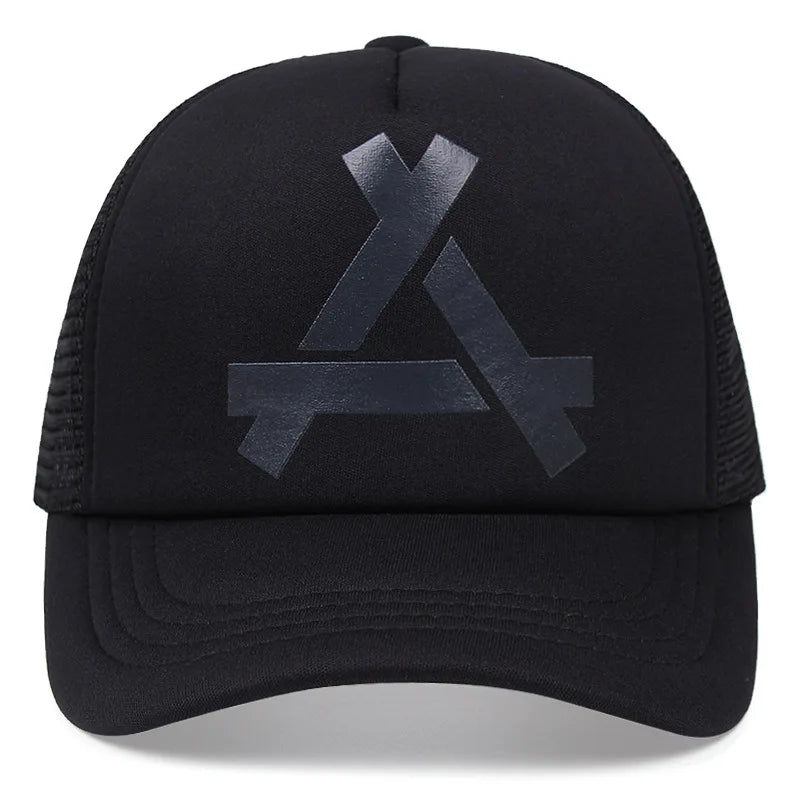 Men Women Cotton Adjustable Summer Breathable Net Sports Baseball Caps Snapback With Mesh