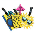 Factory Wholesale Soft PVC Travel Baggage Bag Suitcase Hard PVC Plastic Luggage Tag Rubber Luggage Tag with Loop