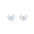 925 Sterling Silver Stud Earrings Women's 2022 New Earrings Light Luxury Small Design Fashion Simple Earrings