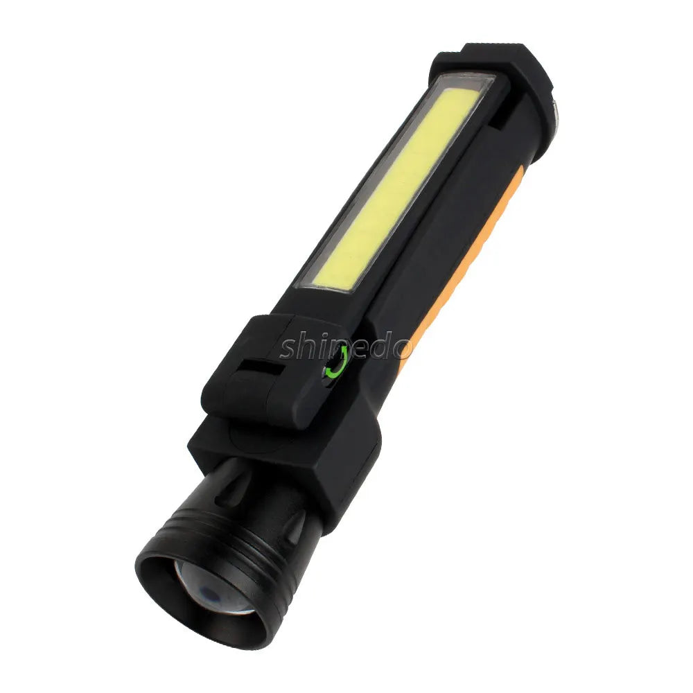 Powerful Solar COB Work Light Spotlight USB Rechargeable Camping Lantern Outdoor 7 Modes Searchlight Power Bank Floodlight Torch