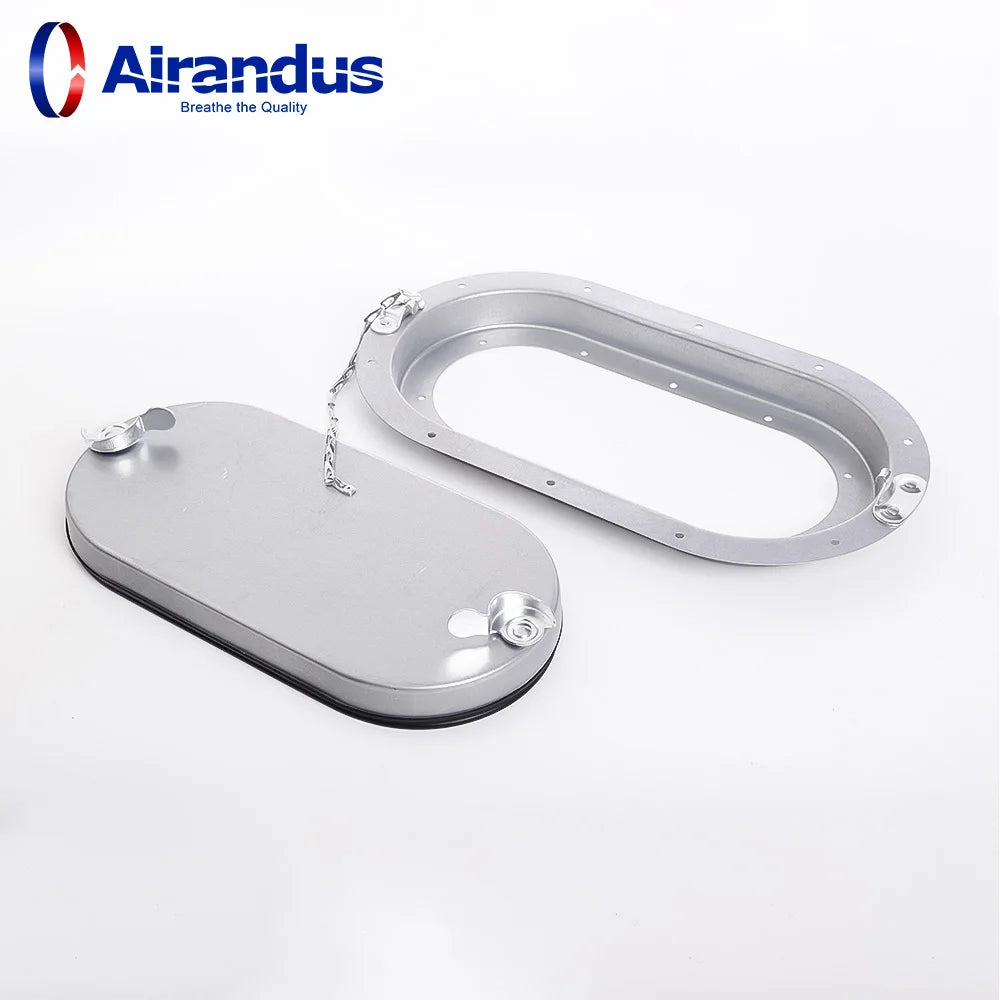Factory Price Ventilation Air Duct Oval Round Access Panel FAD-D Flat Access Door for HVAC System
