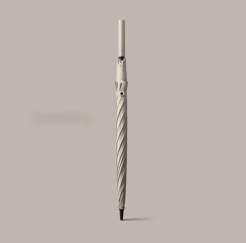 Custom Logo Printing Easy Semi-Automatic Opening Closing Large Three-Person Canopy Straight Umbrella Business Gifts MegaBDM