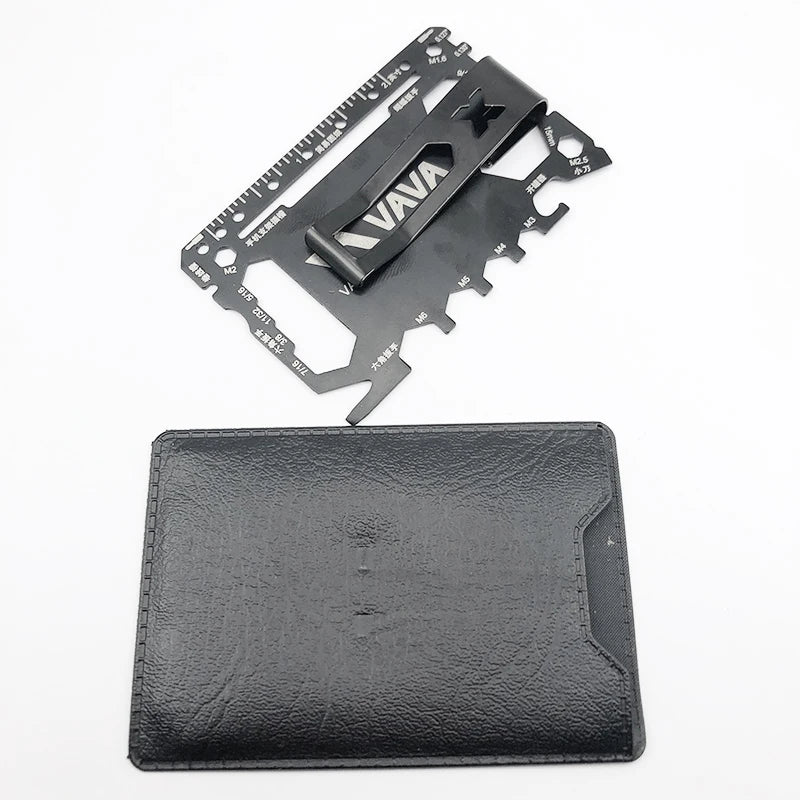 Super Card Tool Knife Customize Logo Out Door Pocket Wallet 46 Tools in 1 Swiss Card Knife Survival Kit