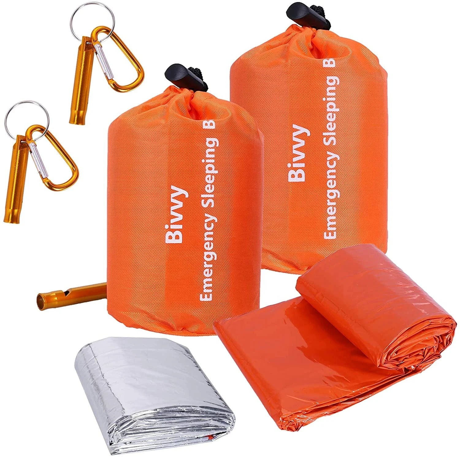 Emergency Sleeping Bags Lightweight and Compact Sack Survival Sleeping Bag Waterproof Thermal Emergency Blanket