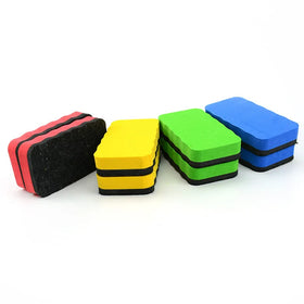 Color EVA Blackboard Eraser Solid Color Custom LOGO Whiteboard Eraser
