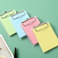 Cute School Memo Pads Stationery Loose Leaf Blank Notebooks with Clip