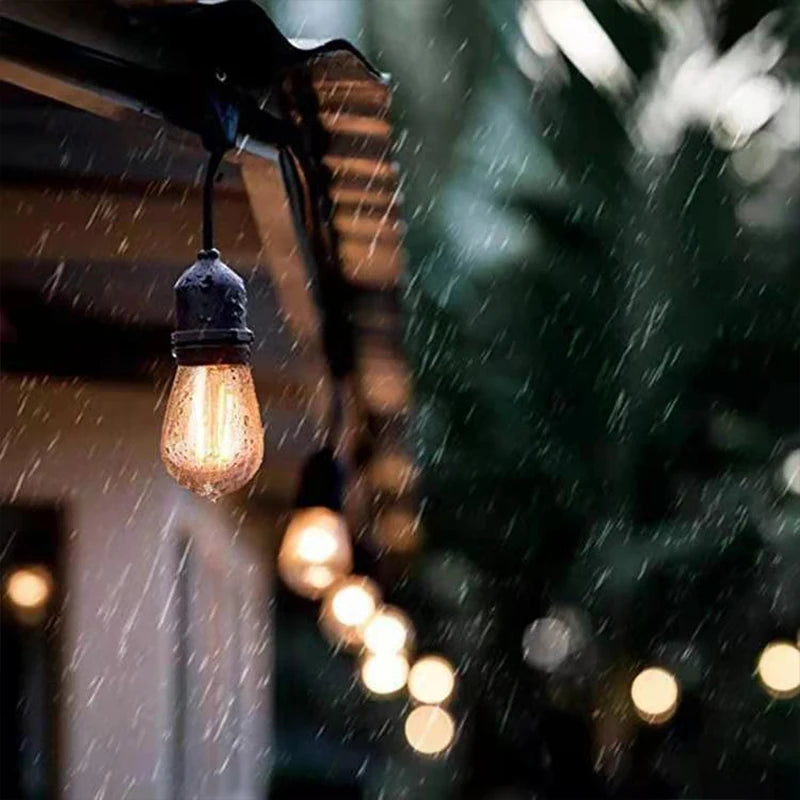 Hot-sale Product Waterproof Outdoor Light String S14LED Light for Garden Decoration