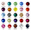 CY SS30 Non Hot Fix 16 Facets Luxury Crystal Piedras De Cristal Strass Rhinestone Transparent Glass Rhinestones