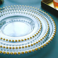 Western Style Glass  Dinner Plate Round Dessert Salad Spaghetti Fruit Dish Restaurant Steak Serving Tray Show Plate Tableware