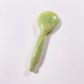 DIY Wholesale Xiuyan Jade Guasha Stone Green Handled Face Body Massage Scraper Heart Shape Jade Gua Sha Tool