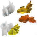 Large 3D Goldfish Silicone Mold Koi Fish Mold for Desk Decoration