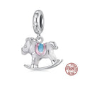 Custom 925 Sterling Silver Craft Color Fine Pendants Charms Kids Luxury Bag Diy Necklace Cute Enamel Charms for Jewelry Making
