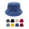 High Quality Custom Logo Corduroy Fisherman's Bucket Hat Bulk Wholesale for Men and Women for Daily Use Fishing Plain Pattern