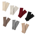 Factory Ladies Autumn Winter New 100% Cashmere Casual Half Finger Knitted Gloves Comfortable Excellent Quality Simple Cash